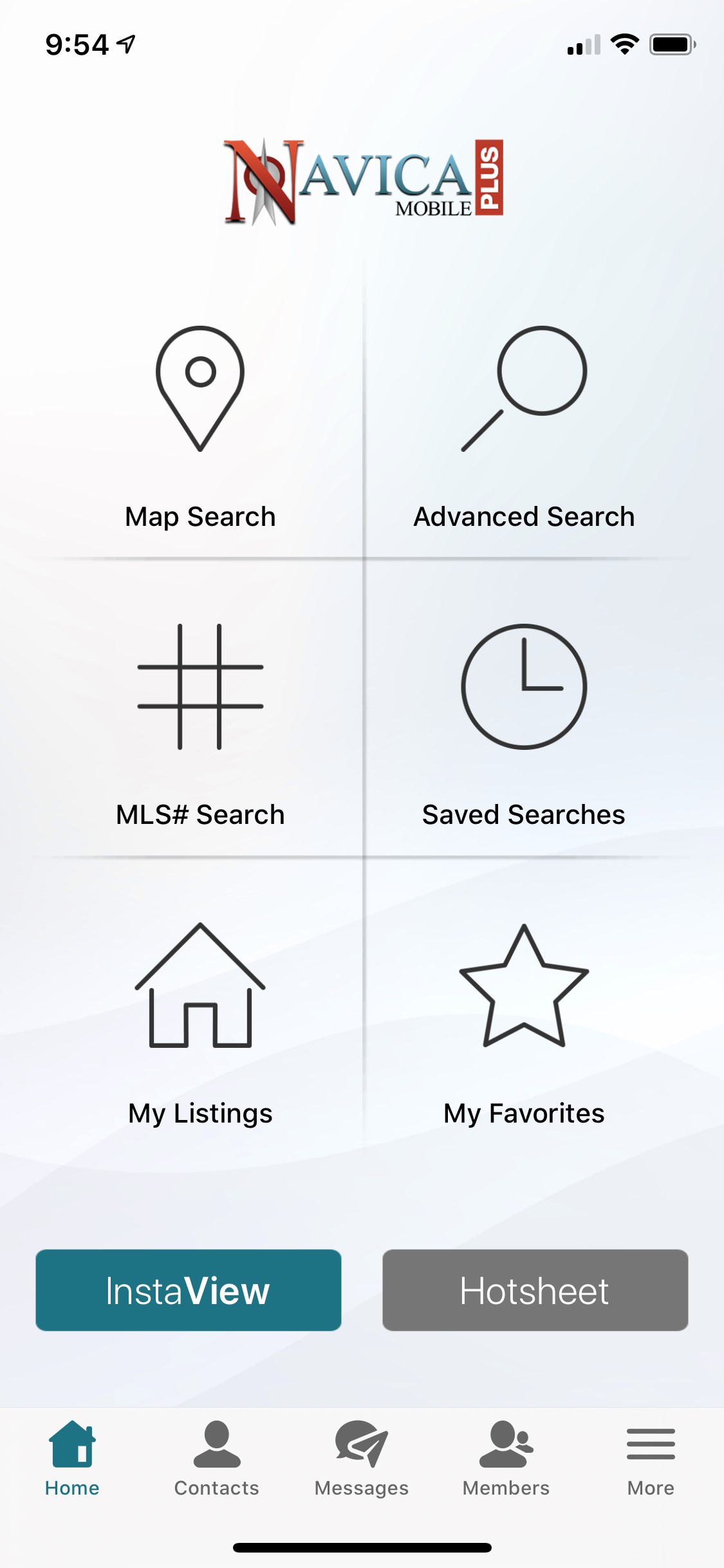 app client home screen